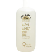 Alyssa Ashley White Musk By Alyssa Ashley Bath &amp; Shower Gel 25 Oz - £20.84 GBP