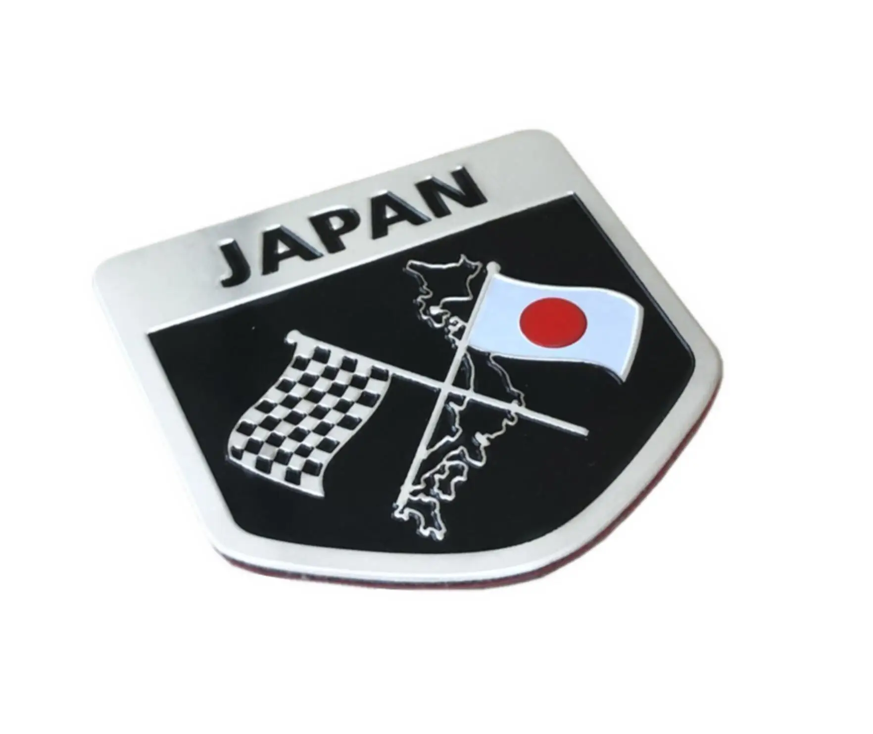 Car Styling Metal Japanese Flag Emblem Badge Logo Japan Sticker Decal Fo... - £12.49 GBP