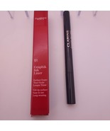 Clarins Graphik Ink Liner Felt Tip Liquid Eyeliner Pen 01 INTENSE BLACK - $272.61 MXN