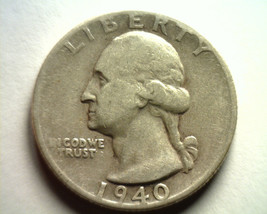 1940-S Washington Quarter Very FINE/EXTRA Fine+ VF/XF+ Very FINE/EXTREMELY Fine+ - £9.44 GBP