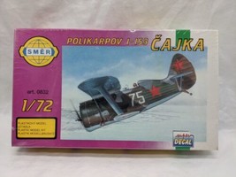 Smer Polikarpov I-153 Cajka 1/72 Scale Plastic Model Kit Sealed - $24.75