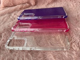 For Samsung Galaxy S21 FE phone case transparent cute design - £7.46 GBP+