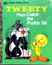 Tweety Plays Catch the Puddy Tat - Little Golden Book  - £4.29 GBP