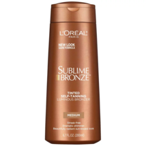 L&#39;Oreal Paris Sublime Bronze Tinted Self Tanning Lotion Luminous Bronzer 6.7 oz. - £31.64 GBP