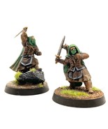 Rangers of Middle-Earth 2 Painted Miniatures Swordsmen Rogue Middle-Earth - £43.45 GBP