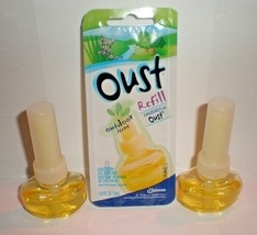 3 Oust Outdoor Scent Oil Fan Refills Or Small Space Fragrancer Eliminates Odors - £17.02 GBP