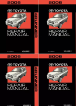 2006 Toyota 4RUNNER 4 RUNNER Service Shop Repair Workshop Manual Set NEW - £309.28 GBP