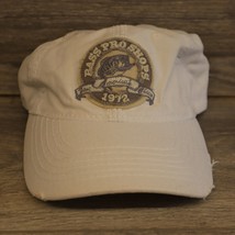 Bass Pro Shops Since 1972 Cap Cream Ivory Fishing Trucker Hook and Loop Back Hat - £14.04 GBP