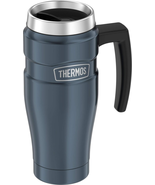 THERMOS Stainless King Vacuum-Insulated Travel Mug, 16 Ounce, Slate - £51.44 GBP
