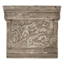 An item in the Art category: Homer's Odyssey The Wrath of Poseidon Bas Relief Pottery Ancient Greek...-
sh...