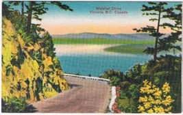 Postcard Malahat Drive Victoria British Columbia BC - £3.10 GBP