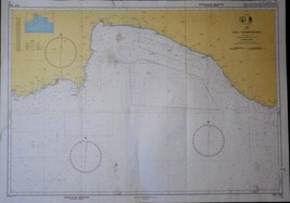 Gulf of Antalya Nautical Chart Kas Cape Anamur 1970 - £18.46 GBP