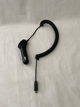 Universal Micro-USB Coiled Cable Car Charger - Black - e950 - $58.41 MXN