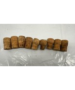 9 Used Champagne Corks Sparkling Wine Craft Weddings Knobs - $172.03 MXN