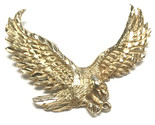 Eagle Unisex Pendant 14kt Yellow Gold 280048 - £259.14 GBP