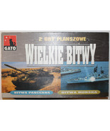 Wielkie Bitwy Gato War Board Game Navy Army Foreign Language 2 Gry Plans... - £67.50 GBP