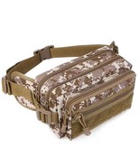 Men&#39;s Tactical Fanny Pack Camo Waist Bag for Outdoors Fishing Cycling Ca... - $25.99
