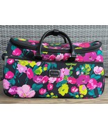 Vera Bradley HILO MEADOW Rolling Duffle Bag 20&quot; Tote Carry On Luggage RE... - $137.54 CAD