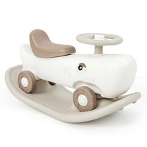 Convertible Rocking Horse and Sliding Car with Detachable Balance Board-... - $91.95
