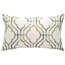 Biltmore Gate Green Throw Pillow 12x20, Complete with Pillow Insert - £33.63 GBP