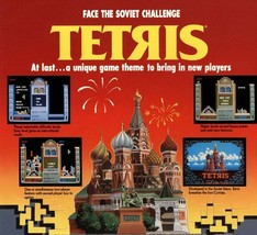 Tetris Arcade FLYER Classic Retro Original 1988 NOS Video Game Artwork Art - £35.45 GBP