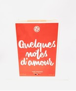 Yves Rocher Quelques Notes D&#39;amour, Eau de Parfum NIB 1.6oz 50 Ml Sealed... - $57.42