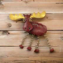 Regal Metal Art Whimsical Moose Springy Legs Decor - $9.87