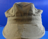 1987 VINTAGE USMC MARINE 8 POINT OG-107 CTN SATEEN GREEN UTILITY CAP HAT... - $21.86