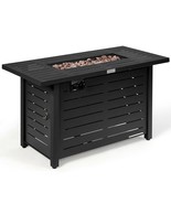 42 Inch 60 000 BTU Rectangular Propane Fire Pit Table with Waterproof Co... - $391.99