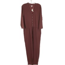 NWT Womens Size XL Garnett Hill Brown Traverse Knit Jumpsuit - £31.32 GBP
