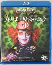 Disney’s Alice in Wonderland 3D with Johnny Depp A Tim Burton Film Blu-ray Disc - $6.88