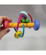 Manhattan Toy Wood Wooden Baby Grasping Clutching Toy Clacker Bead Maze ... - £15.54 GBP