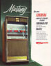 SEEBURG MUSTANG PHONOGRAPH ORIG COIN OPERATED JUKEBOX SALES FLYER Vintag... - £27.72 GBP