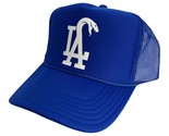 NEW KOBE LOS ANGELES LA BLUE MAMBA HAT 5 PANEL HIGH CROWN TRUCKER SNAPBACK - $22.51