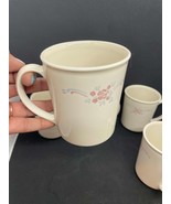breakfast rose vine mug set of 5 - $384.55 MXN