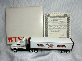 1991 Diecast Winross Camel ExpressTruck Cab &amp; Trailer Toy Vehicle In Box... - £23.88 GBP