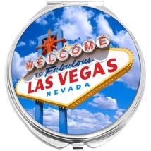 Welcome to Fabulous Las Vegas Nevada Compact with Mirrors - for Pocket or Purse - £9.40 GBP