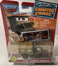 Disney Pixar Cars SARGE Welcome to Radiator Springs Metal Car w/ Keychain NEW! - £9.07 GBP