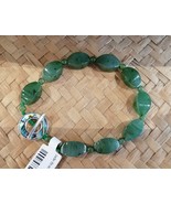 Unique Natural New zealand Paua shell / jade bracelet - $75.00