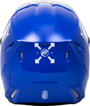 New 2024 Fly Racing Kinetic Menace Blue White Helmet MX Motocross ATV Adult - £110.27 GBP