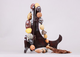20&quot; Chinese Wood &amp; Nut Buddhism Bracelet - £63.94 GBP