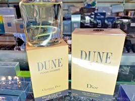 Dune Pour Homme by Christian Dior 1.7 / 3.4 oz EDT Cologne for Men * RARE IN BOX - £102.54 GBP+