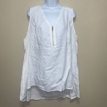 Grace Elements Shirt Sleeves V Neck Ladies Blouse SZ 2X NEW - £54.10 GBP