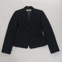 Tahari Arthur S. Levine Petite Women’s 2P Black Blazer Two-Buttons Career Work image 13