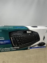 Logitech Cordless Desktop Keyboard MX5000 Laser Mouse Bluetooth New Sealed - £140.92 GBP