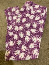 LuLaRoe Disney Collection Purple Mickey Mouse Leggings Size TC2 NWT - £14.79 GBP