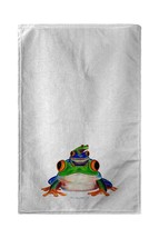 Betsy Drake Stacked Frogs Beach Towel - £54.37 GBP
