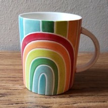 Sunny Day Rainbow Mug Anthropologie Stoneware  - £36.08 GBP