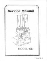 SergeMate 432 SERVICE MANUAL serger Hard Copy - $13.99