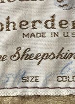 Vtg American Sheepherder Women Jacket Coat Sz 8 Shearling Sheepskin USA Made image 6